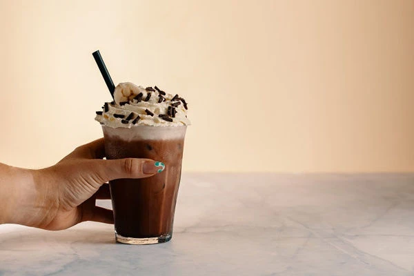 Banánová ledová čokoláda