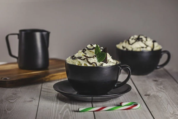 Mocha s mátovou příchutí