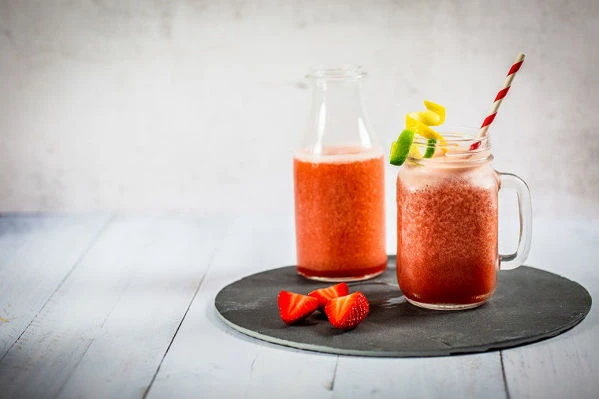 Šťavnaté jahodové smoothie